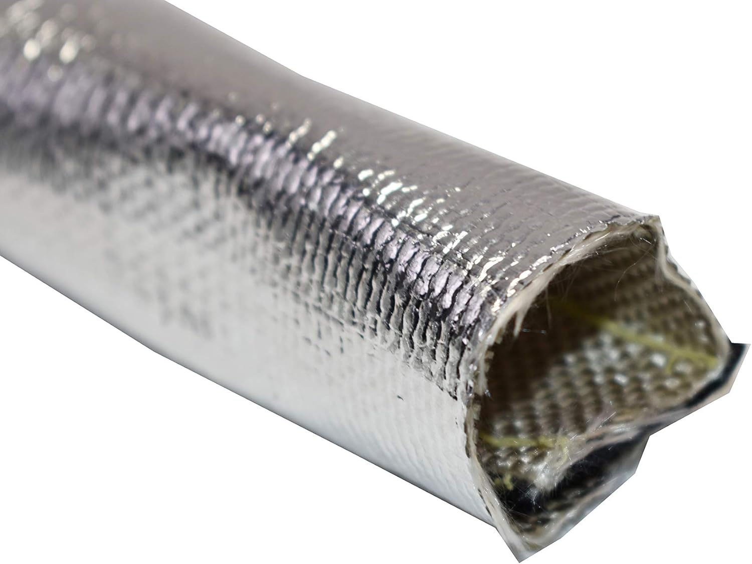 A-Team Performance - Heat Shroud Aluminized Sleeving for Ultimate Heat Shield Protection Barrier with Hook and Loop Closure - 1