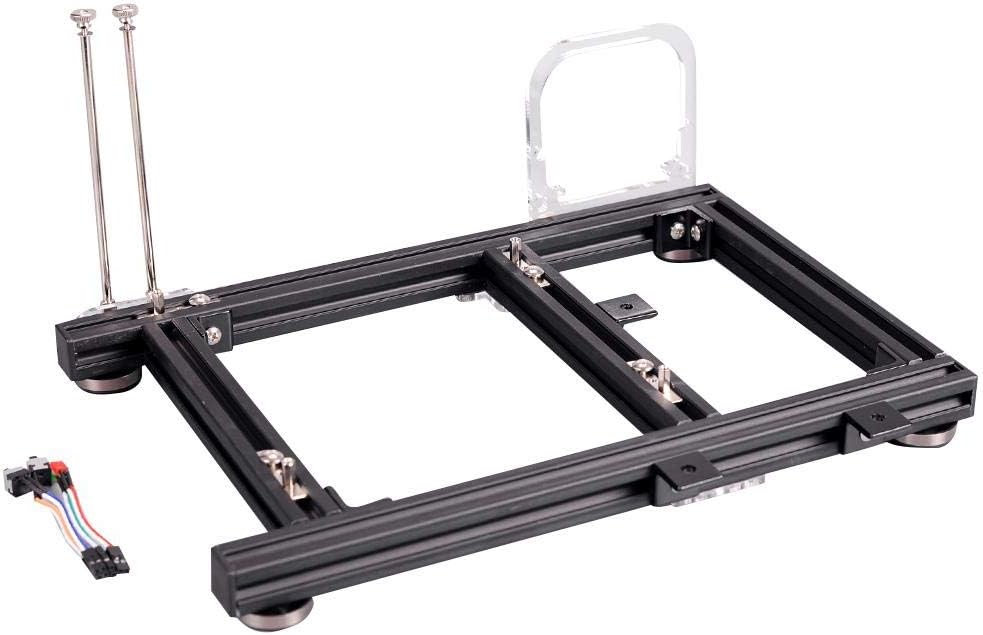 AMONIDA Bare Computer Case, Sturdy for ITX Case, Lightweight for ITX PC Pack of 2