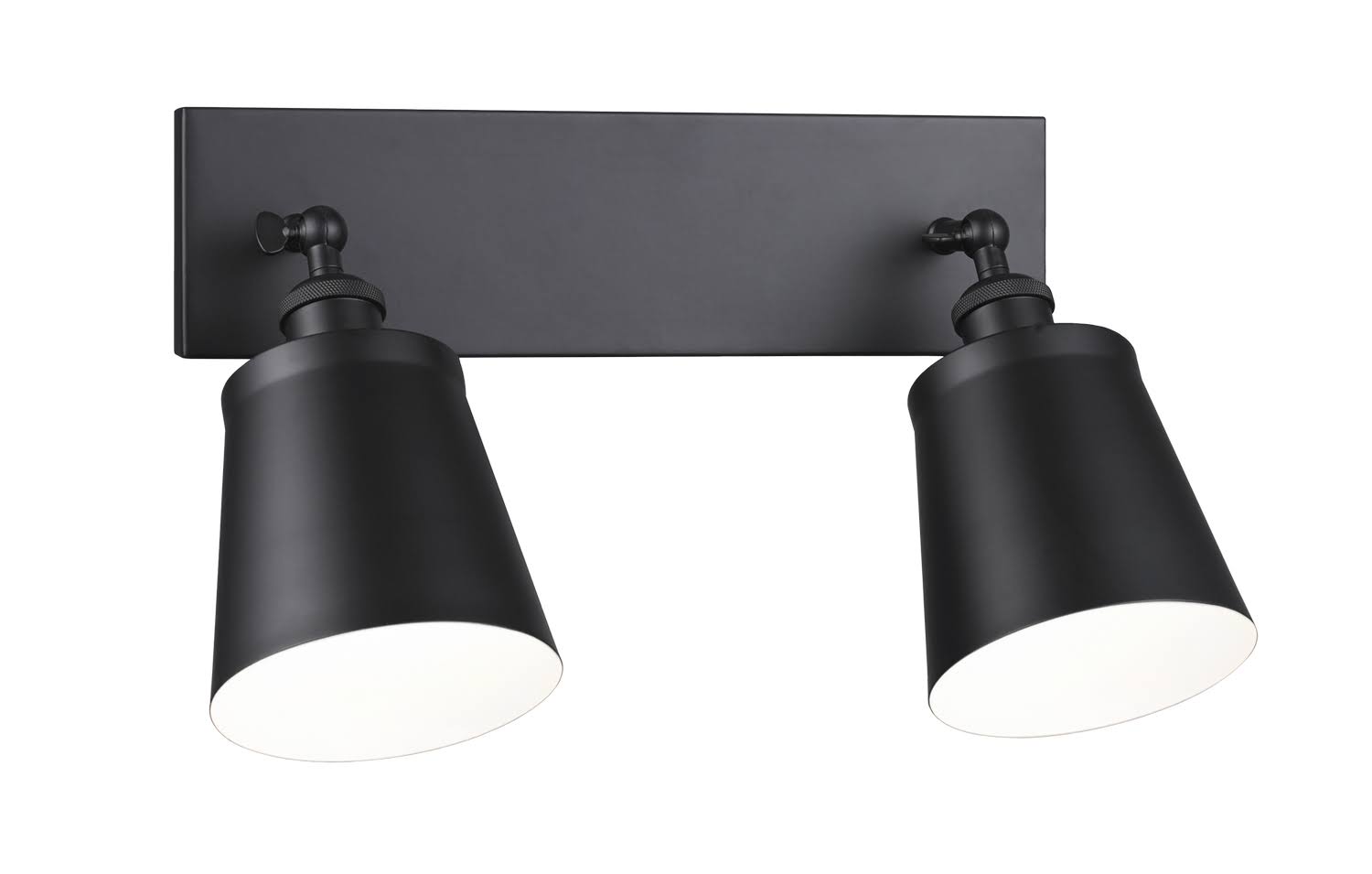 Matteo Lighting S08202bk Two Light Wall Sconce Kinsley Black