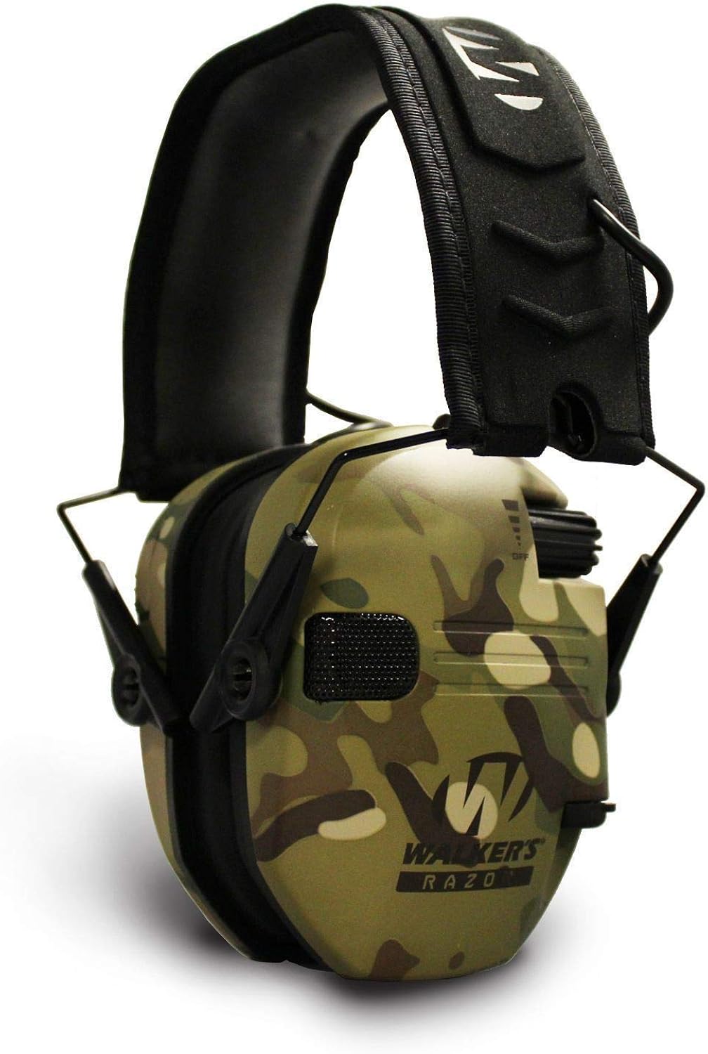 Walkers Razor Slim Electronic Shooting Muffs 4-Pack Bundle, Multi Cam Camo Tan (4 Items)