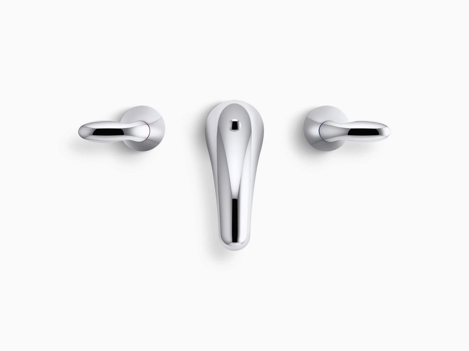 Kohler K-P15261-4RA-CP Coralais Widespread Bathroom Sink Faucet with Lever Handles, Pop-Up Drain, Lift Rod u0026 Project Pack, P