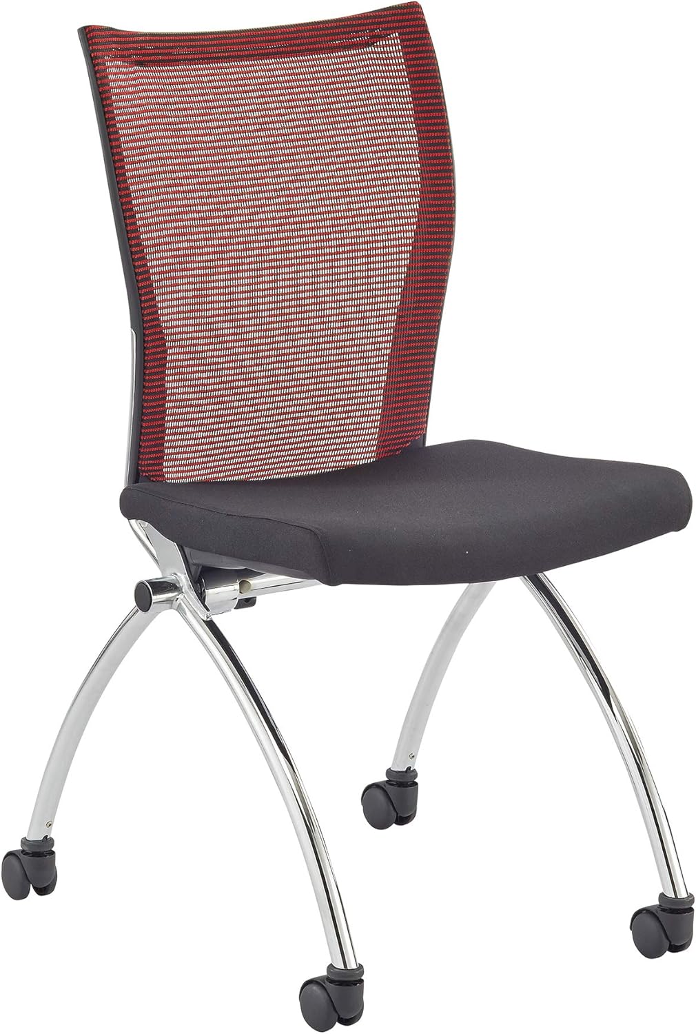 Mayline Valore Chair, Black/Red