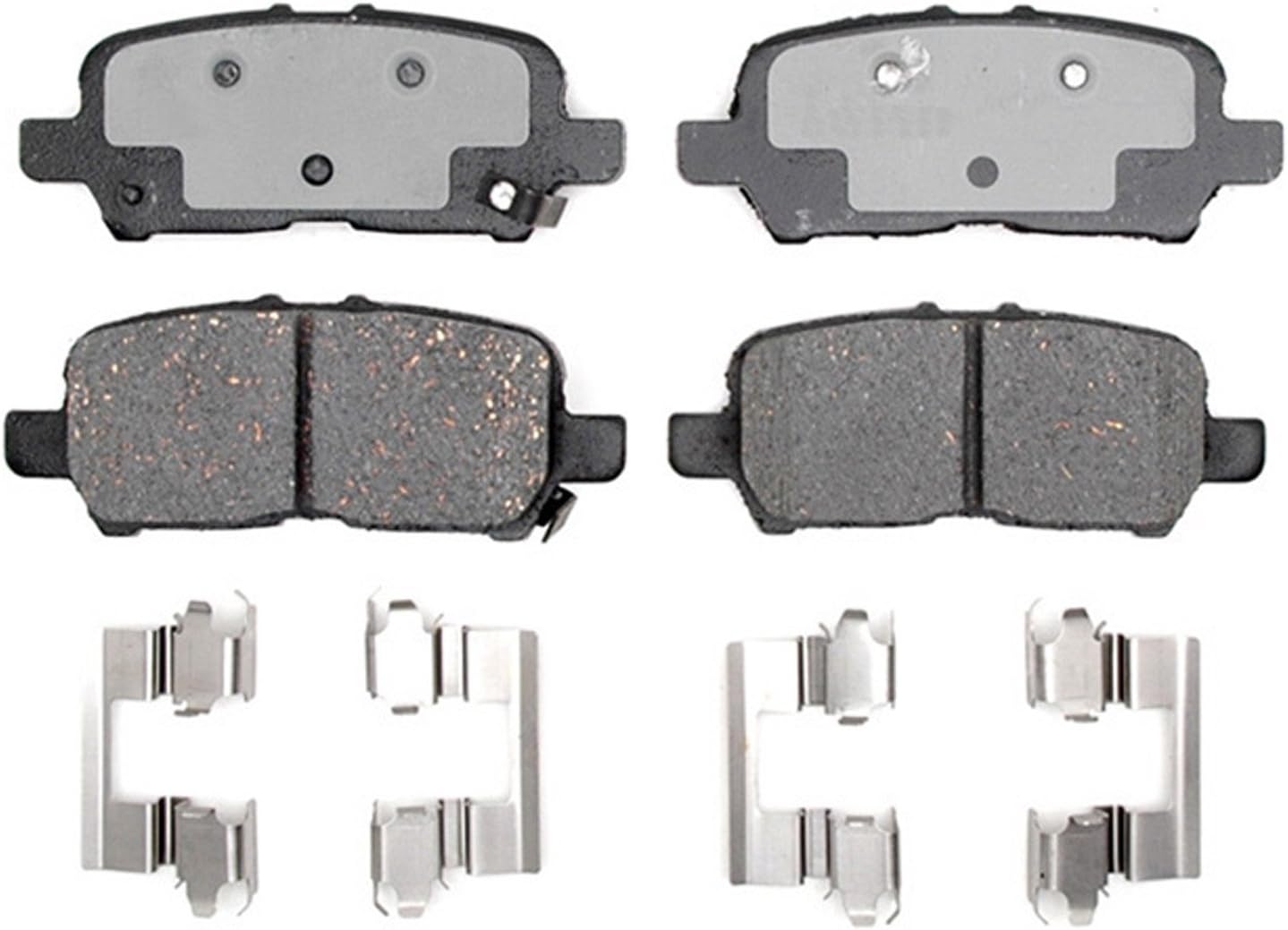 ACDelco Gold 17D999CH Ceramic Rear Disc Brake Pad Set