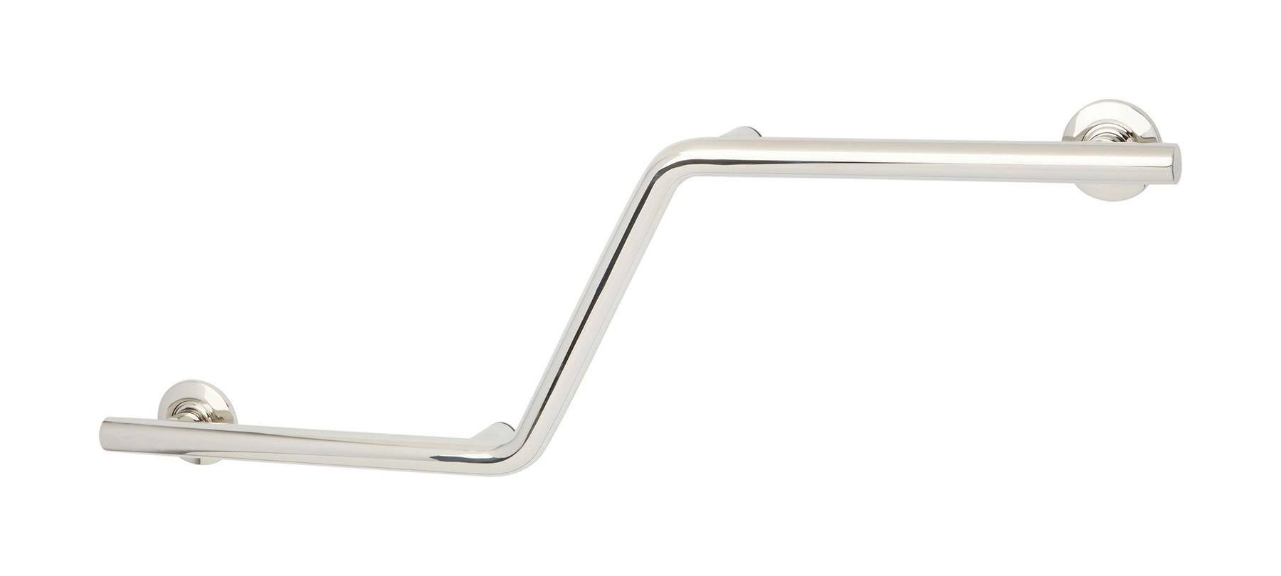 Seachrome GWL-3638-QCR Lifestyle u0026 Wellness 38x22 S-Curve Grab Bar Polished Stainless