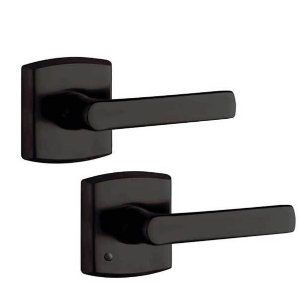 Baldwin Hardware 5485V.102.PRIV Estate Oil-Rubbed Bronze Estate Soho Privacy Lever
