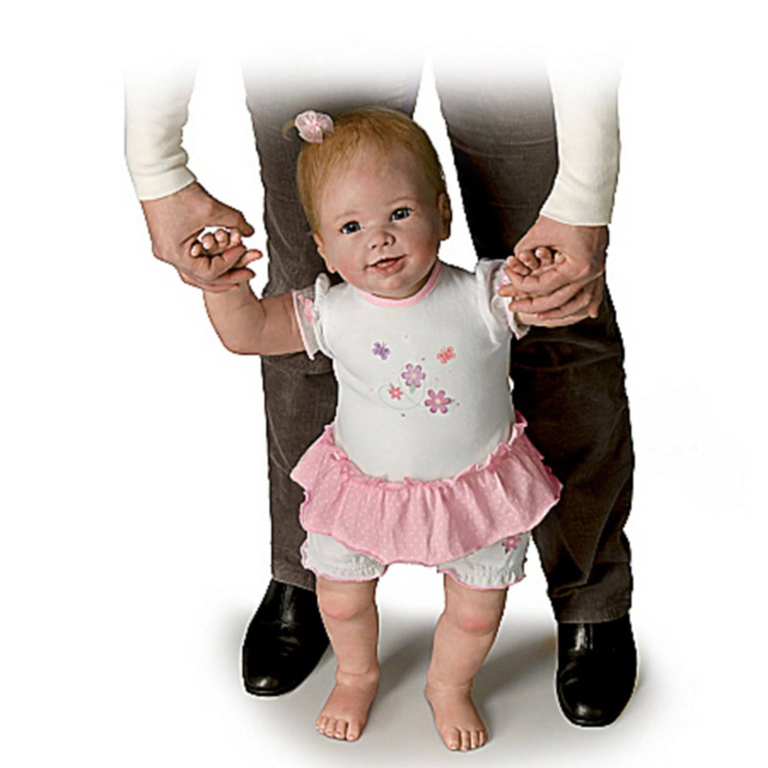 Isabella&s First Steps Walks with Your HELP! - So Truly Real Lifelike, Interactive u0026 Realistic Baby Doll 26-inches by The As
