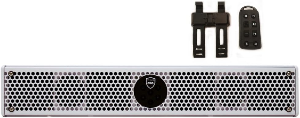 Wet Sounds Stealth 6 Ultra HD White + UTV Mounting Kit, Slider Bracket and Square 1