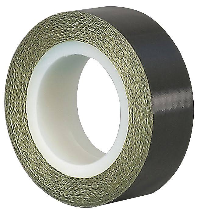 Tapecase 15D539 Cloth Tape,3 in x 5 yd,7 mil,Black