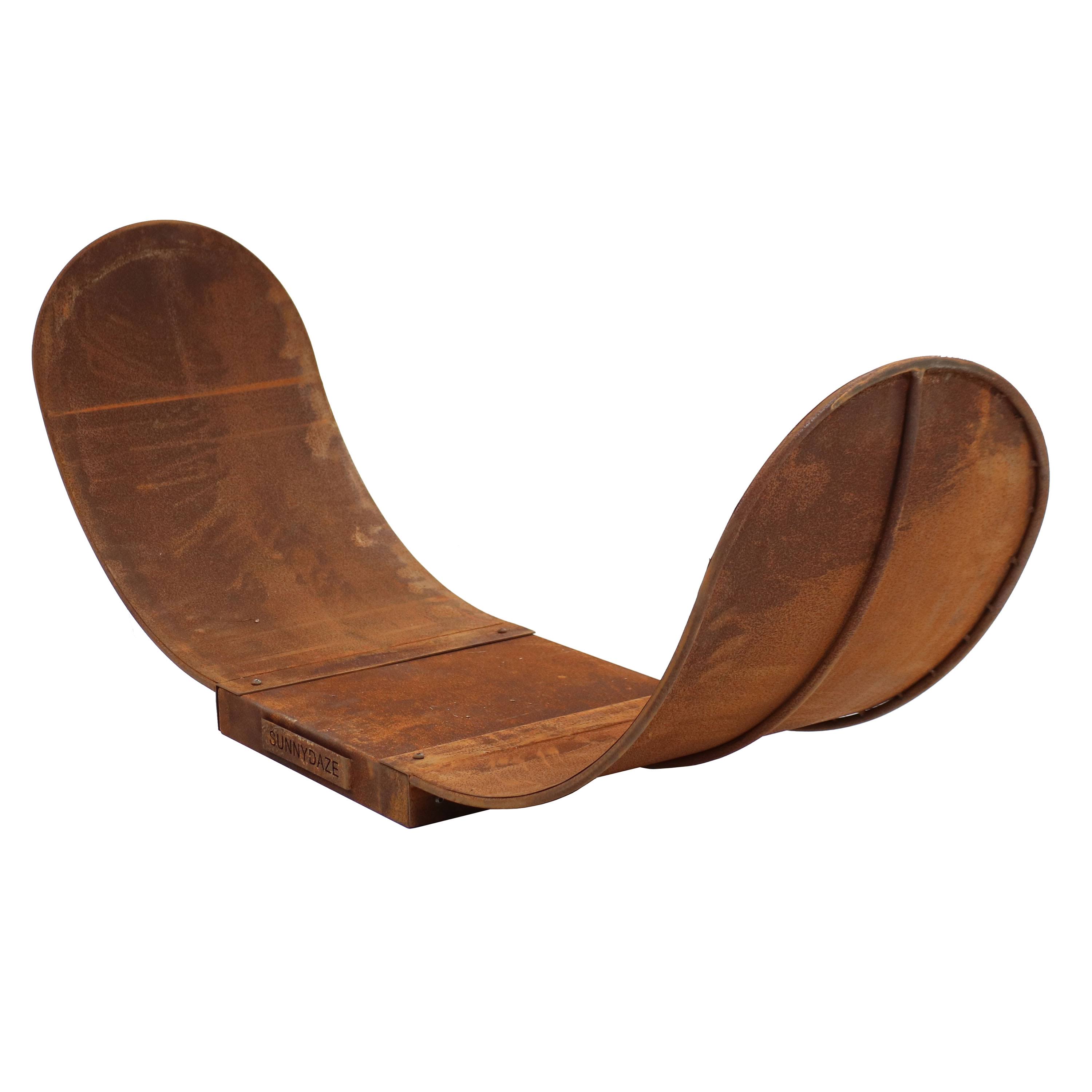 Sunnydaze 4-Foot Rustic Outdoor Firewood Log Rack