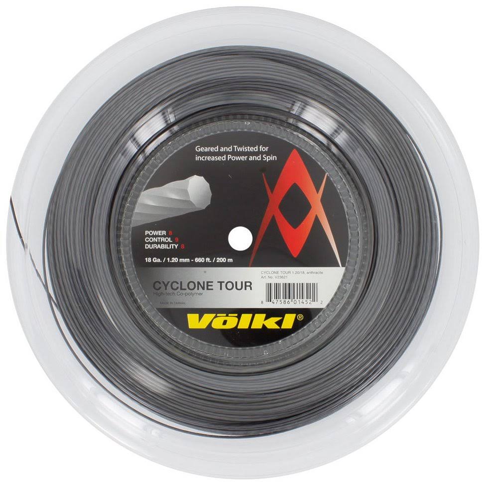 Volkl Cyclone Tour 18g Reel Tennis String Anthracite - V23621R