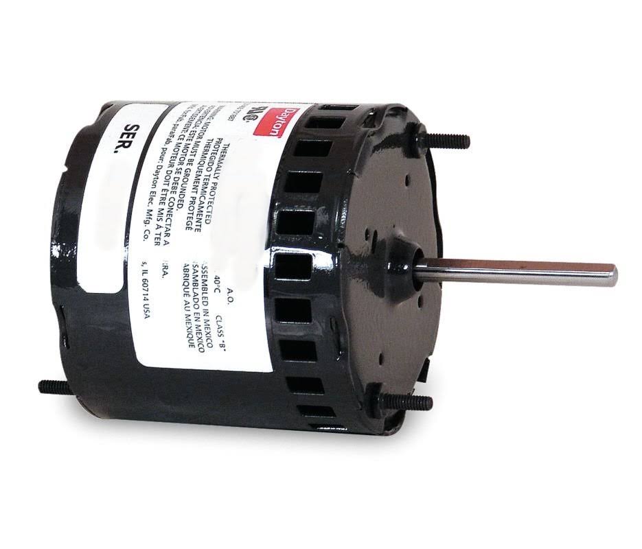 Dayton 3M563 HVAC Motor, 1/40 HP, 1550 RPM, 115V, 3.3