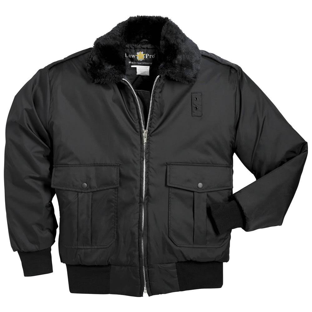 LawPro Police Bomber - Black - JA018 Blk 5X