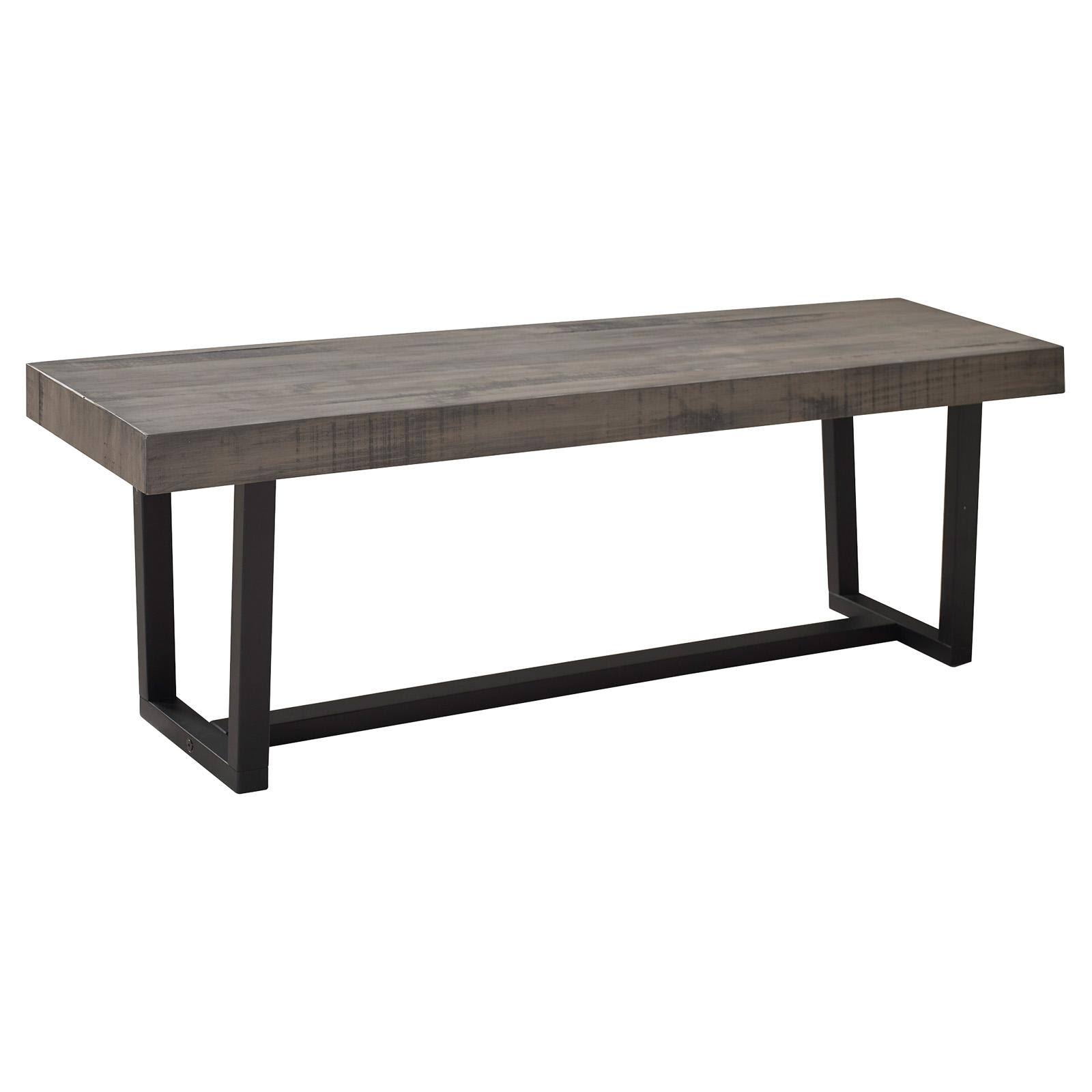 Manor Park 60 in. Backless Dining Bench, Grey