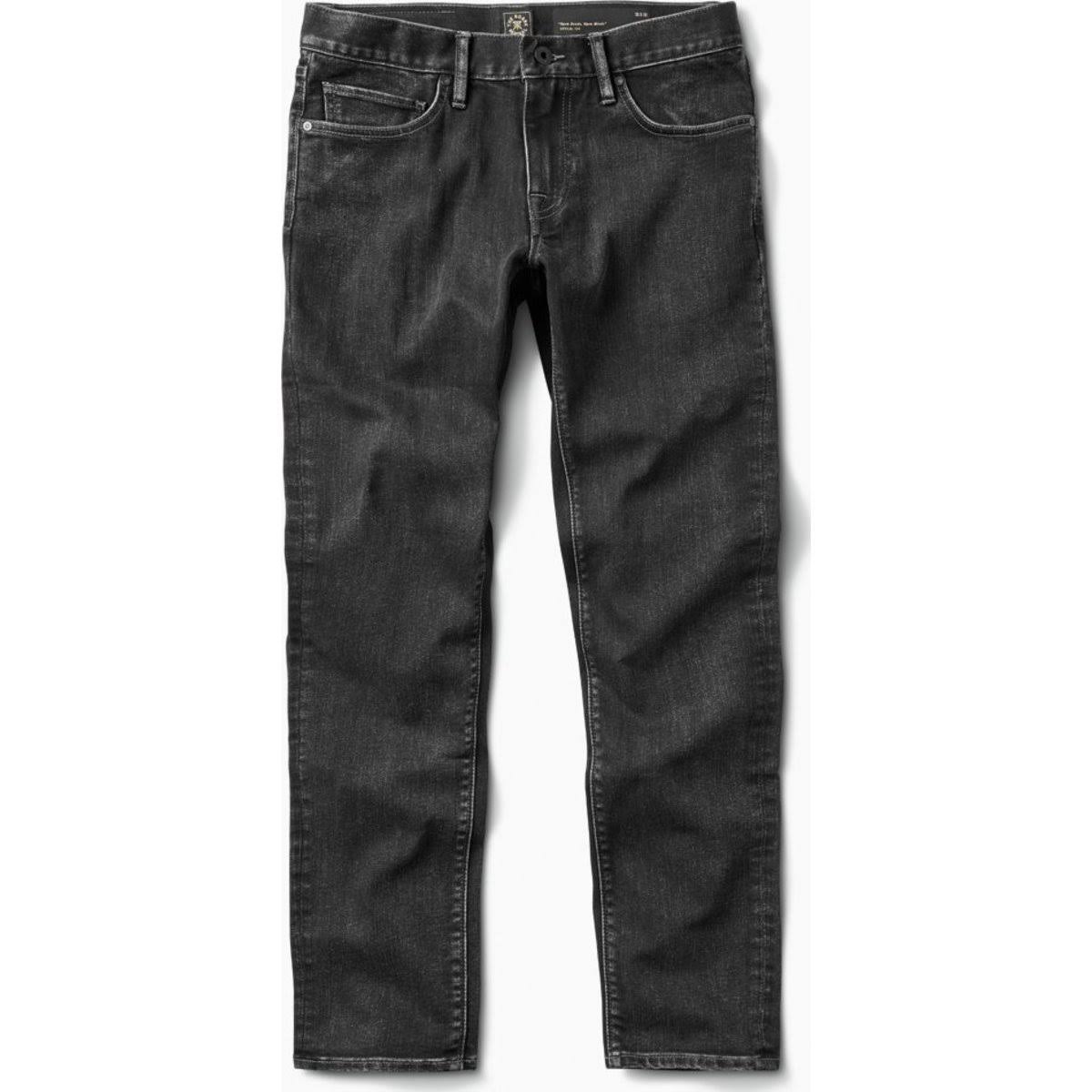 Roark Hwy 133 Slim Fit Denim - Worn Black / 36