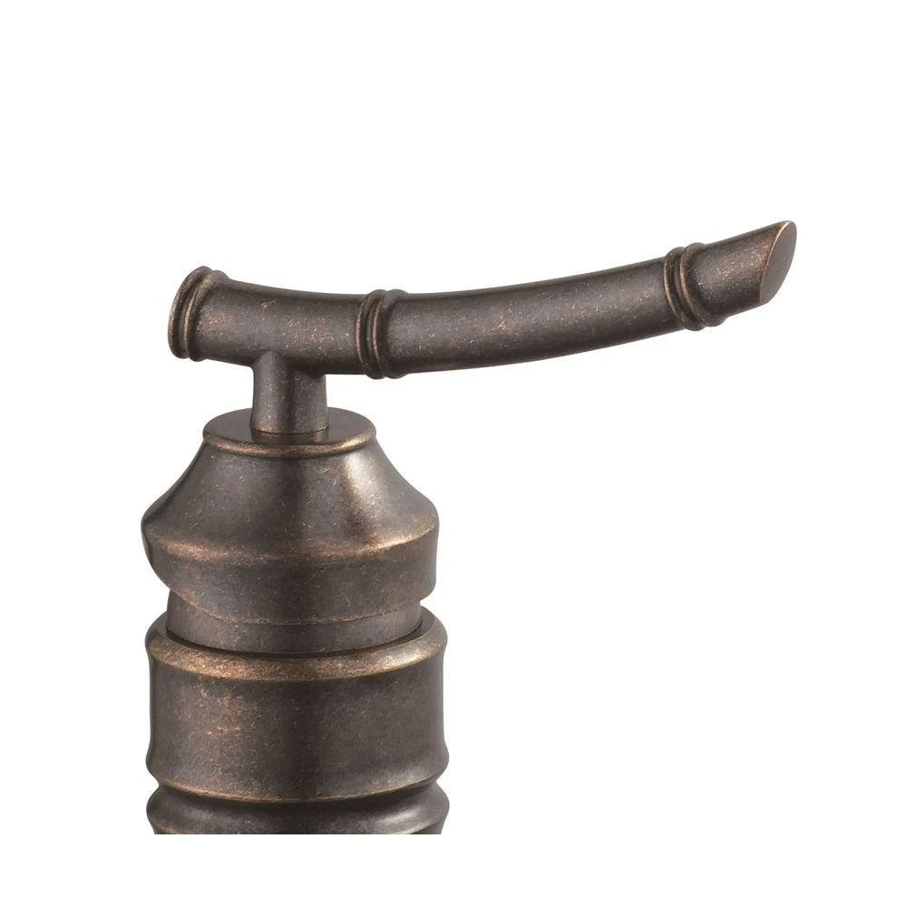 Glacier Bay Bamboo Single Hole Single-Handle Vessel Bathroom Faucet in Heritage Bronze 67109W-7096H