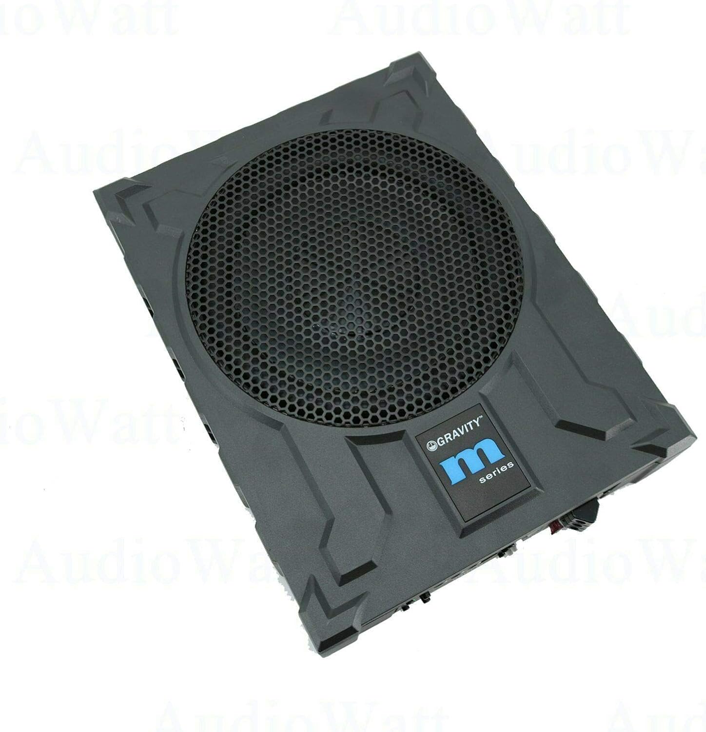 Gravity GRWF10 10-Inch 550 Watts Car Audio Under Seat Subwoofer Powerful Loud Speaker Pro Audio Active Aluminum Super Slim with High Power Long-Throw 10'' Truck Bass Sub