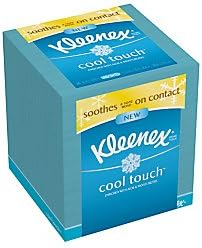Kleenex Cool Touch Facial Tissue (One Box of 50 Tissues)