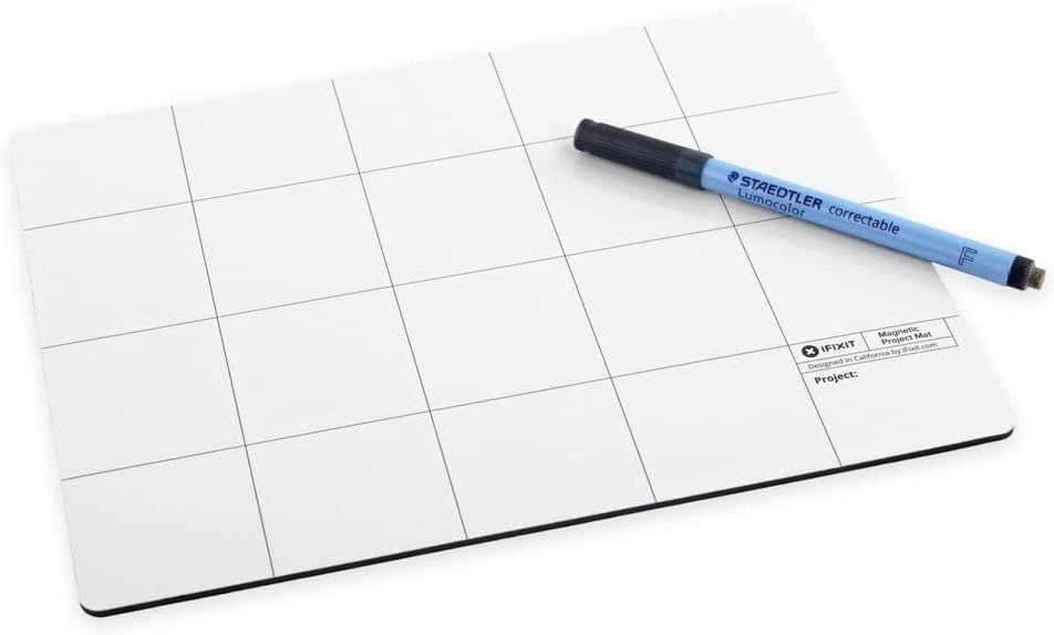 iFixit Magnetic Project Mat - Rewritable Magnetic Work Surface for Electronics, Phone, Laptop Repair