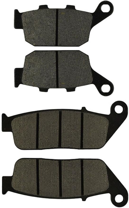 AHL Front and Rear Brake Pads Set for BUELL BLAST 2000-2007 / CBR250R CBR 250R (Non ABS Models) 2011-2014/CBR300R CBR 300R ( Non ABS Models) 2015-2016/CB500FA (ABS) 2013-2014 (Semi-metallic) Pack of 2