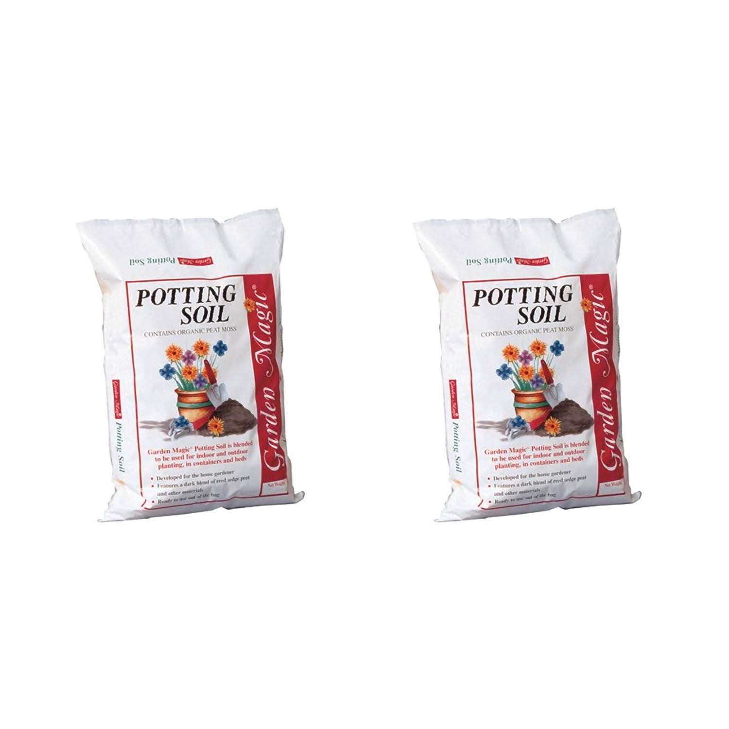 Michigan Peat 5720 Garden Magic Potting Soil Mix, 20 Pound Bag (2 Pack) at Spreetail (VMinnovations | VM Express)