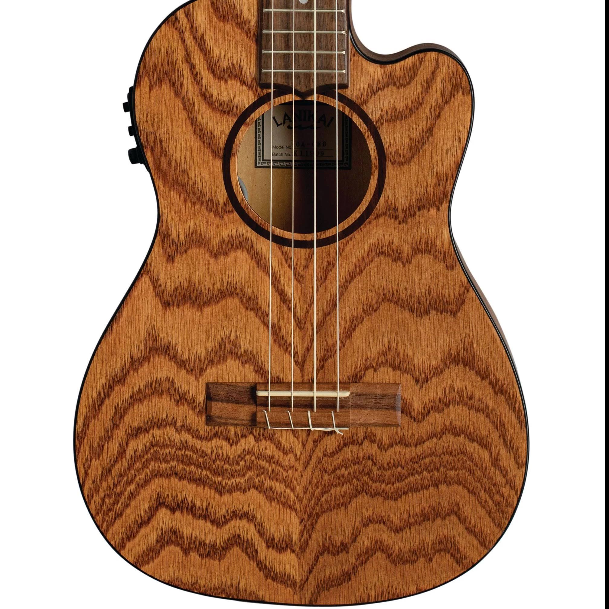 Lanikai OA-CEB Oak Baritone Acoustic-Electric Ukulele
