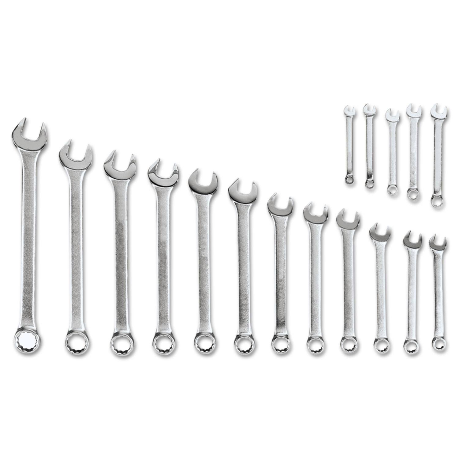 Blackhawk 17-Piece Combination Wrench Set, SAE