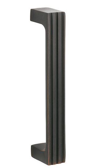 Baldwin Tremont Door Pull 7x22 CtC Satin Brass/Black 2564.050