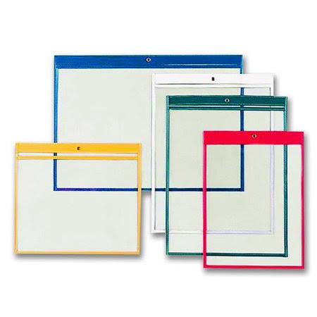 Job Ticket Holder Jth0912 9 inchx12 inch Holder, Clear, Black Edge