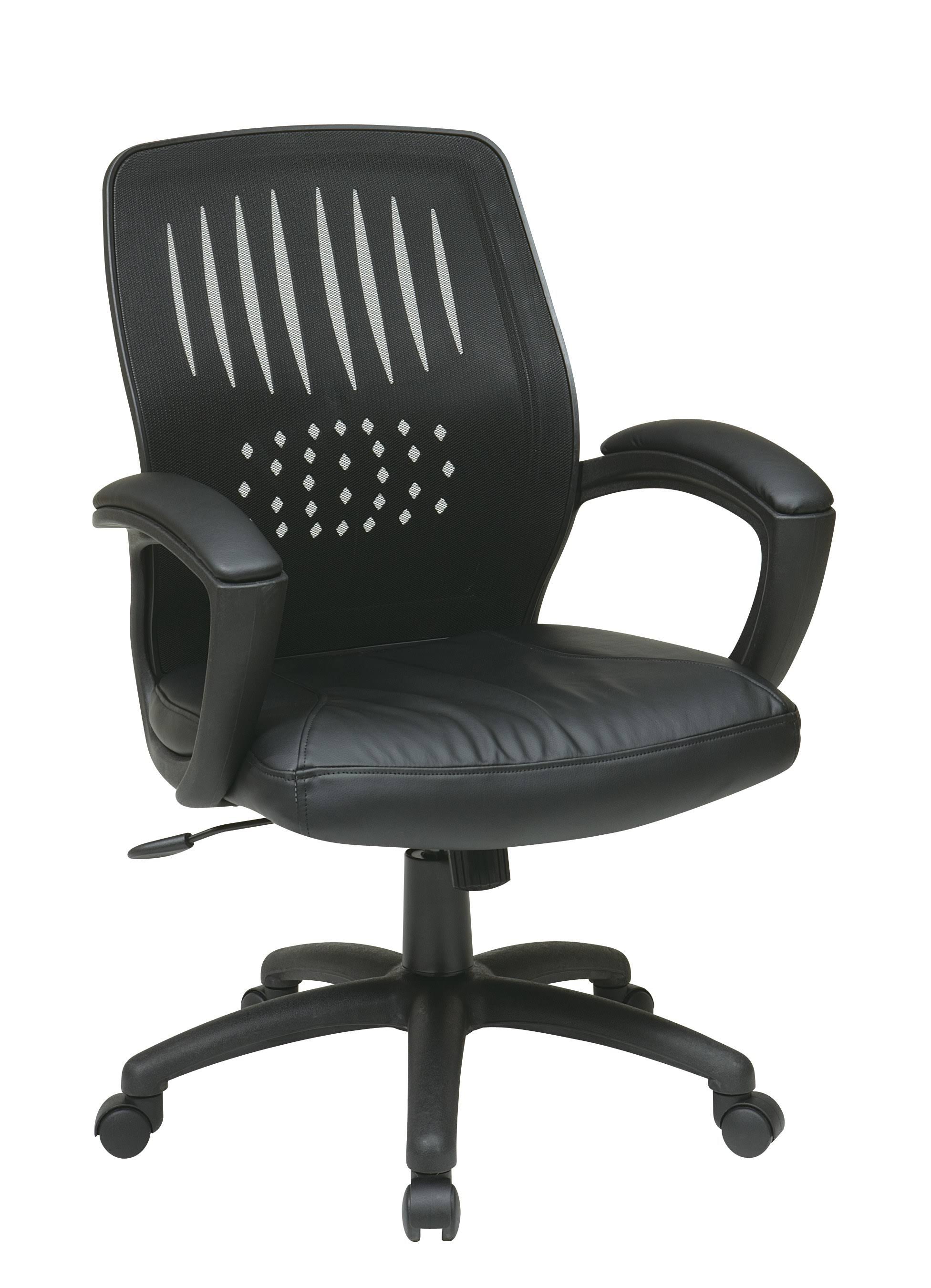 Screen Back Over Designer Contoured Shell Chair - Office Star