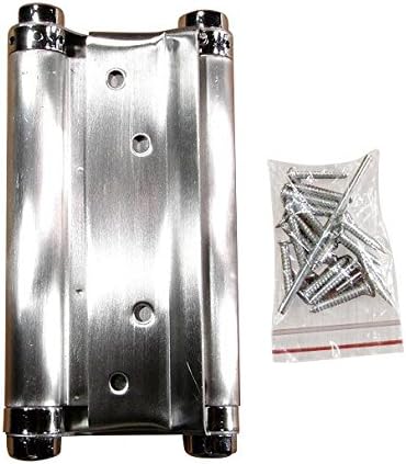 Hinge Outlet Double Acting Spring Hinge, Stainless Steel, 6 inch, 2 Pack