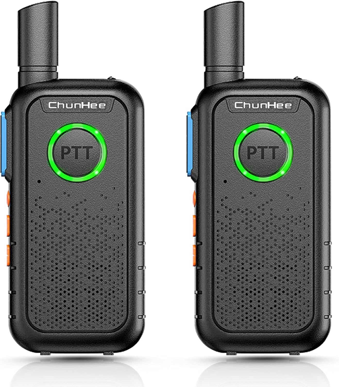 Chunhee Wireless Intercom System for Elderly/Kids, Home Intercom System Room to Room Communication, 1.5 Miles Long Range 16 Channel Intercom System for Office/Camping/Hiking/Vacation (2 Pack)