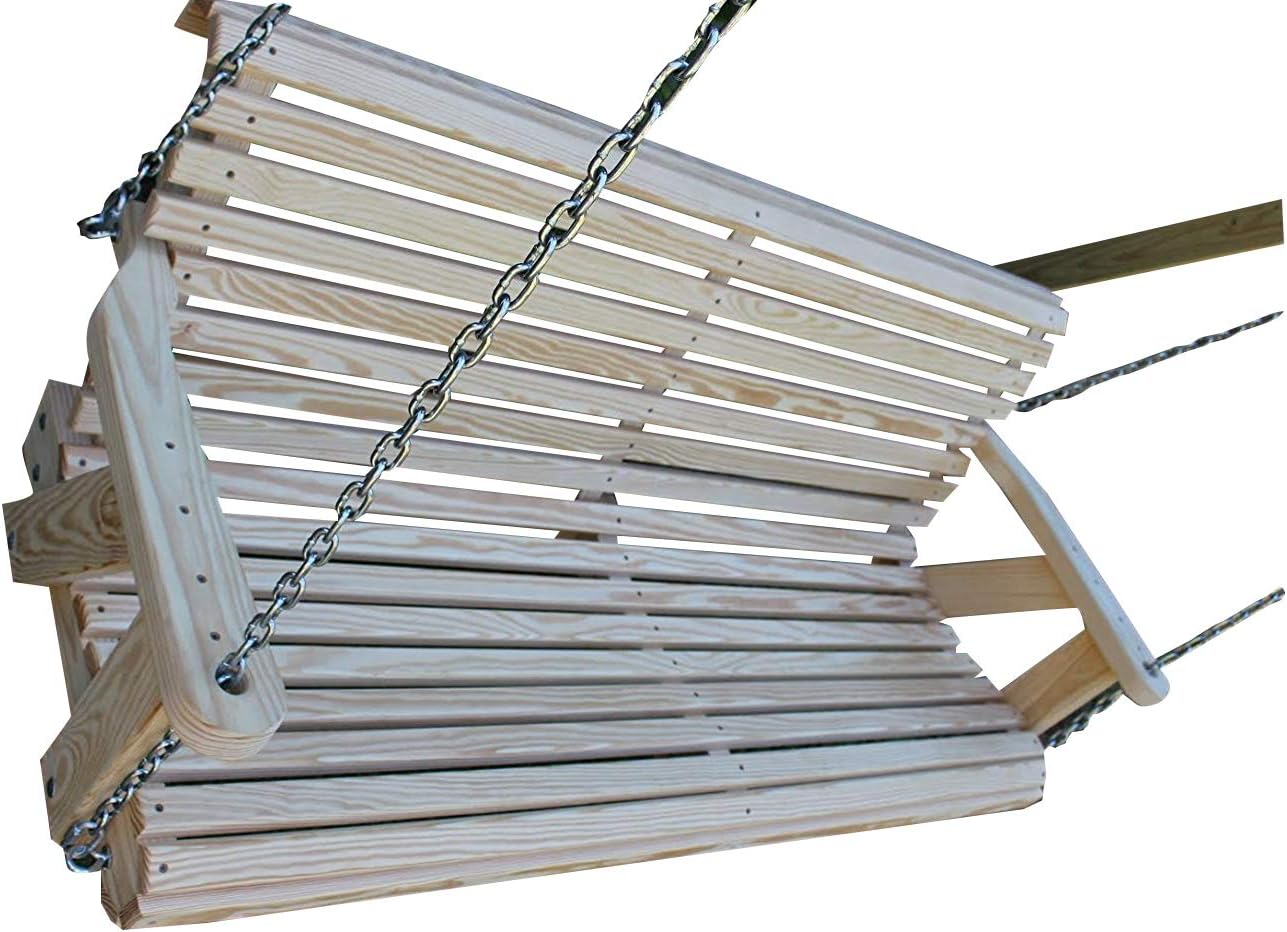 ROLL Back Amish Heavy Duty 800 Lb 5ft. Porch Swing- Made in USA