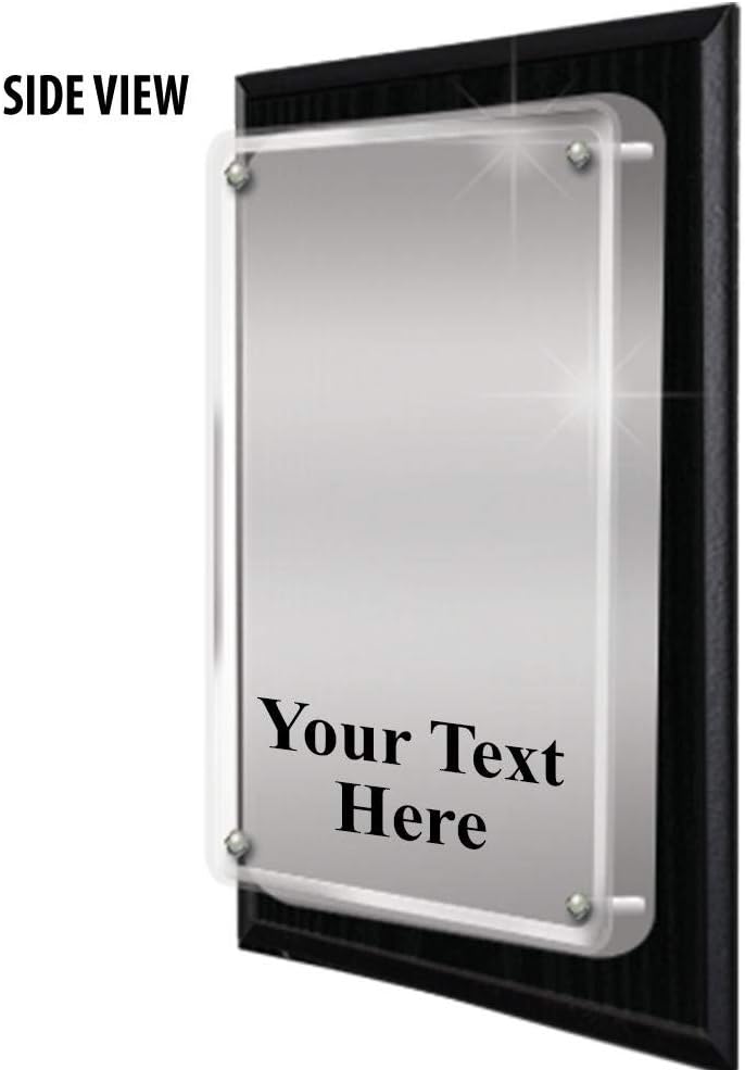 Dominoes Plaques with Custom Engraving, 7x9 Dominoes Floating Plaque Award, Great Personalized Dominoes Awards Pack of 2