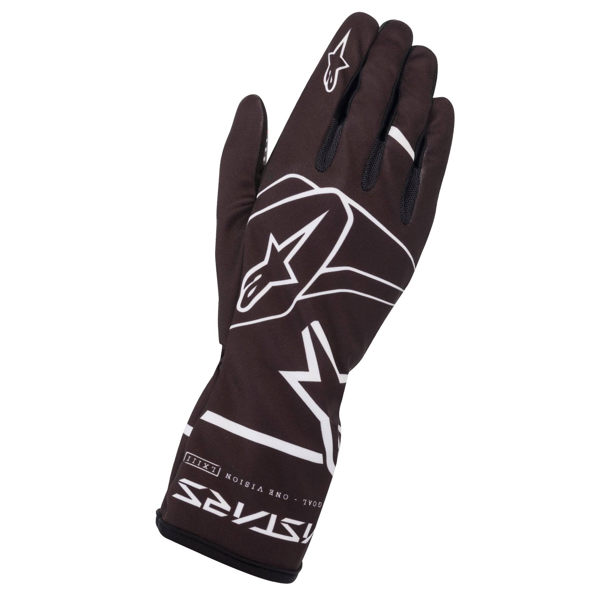 Alpinestars Tech-1 K Race V2 Solid Karting Gloves Black