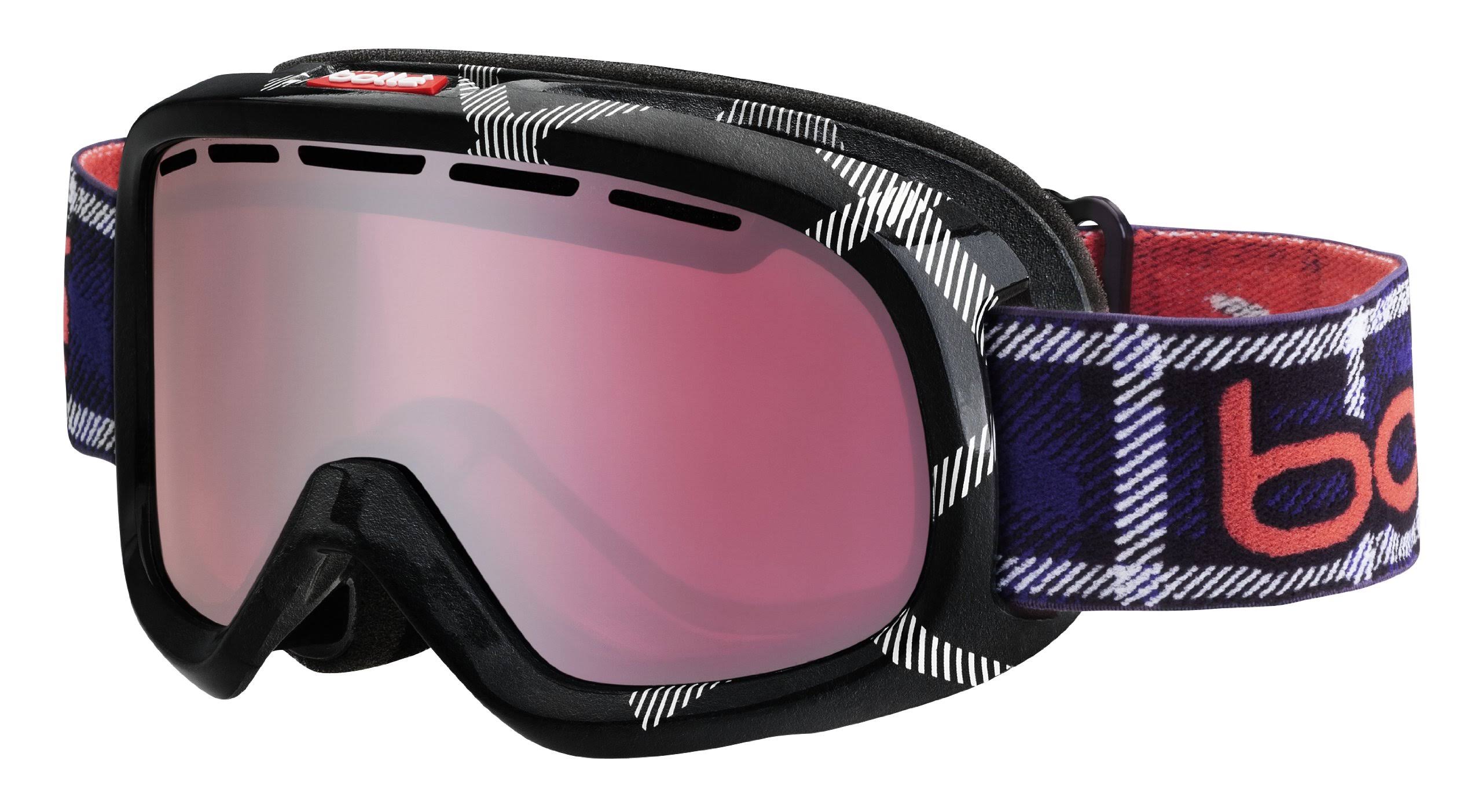 Bolle 2015 Bumpy Ski Goggles (Black and Red - Vermillon Gun)