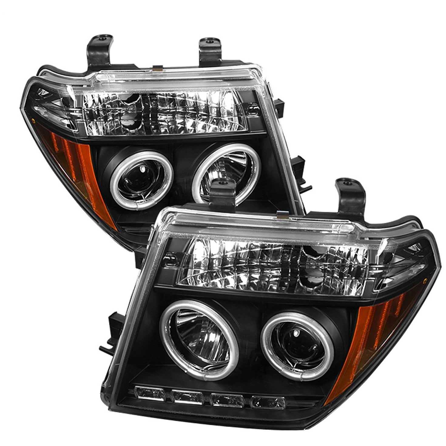 Spyder - Black Ccfl LED Projector Headlights 5033949