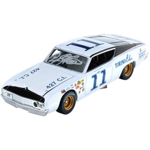 Lionel Racing AJ Foyt Wagner Ford 1969 Ford Torino Diecast Car, 1:24th Scale, Hoto, Autographed Official Diecast of The Universi