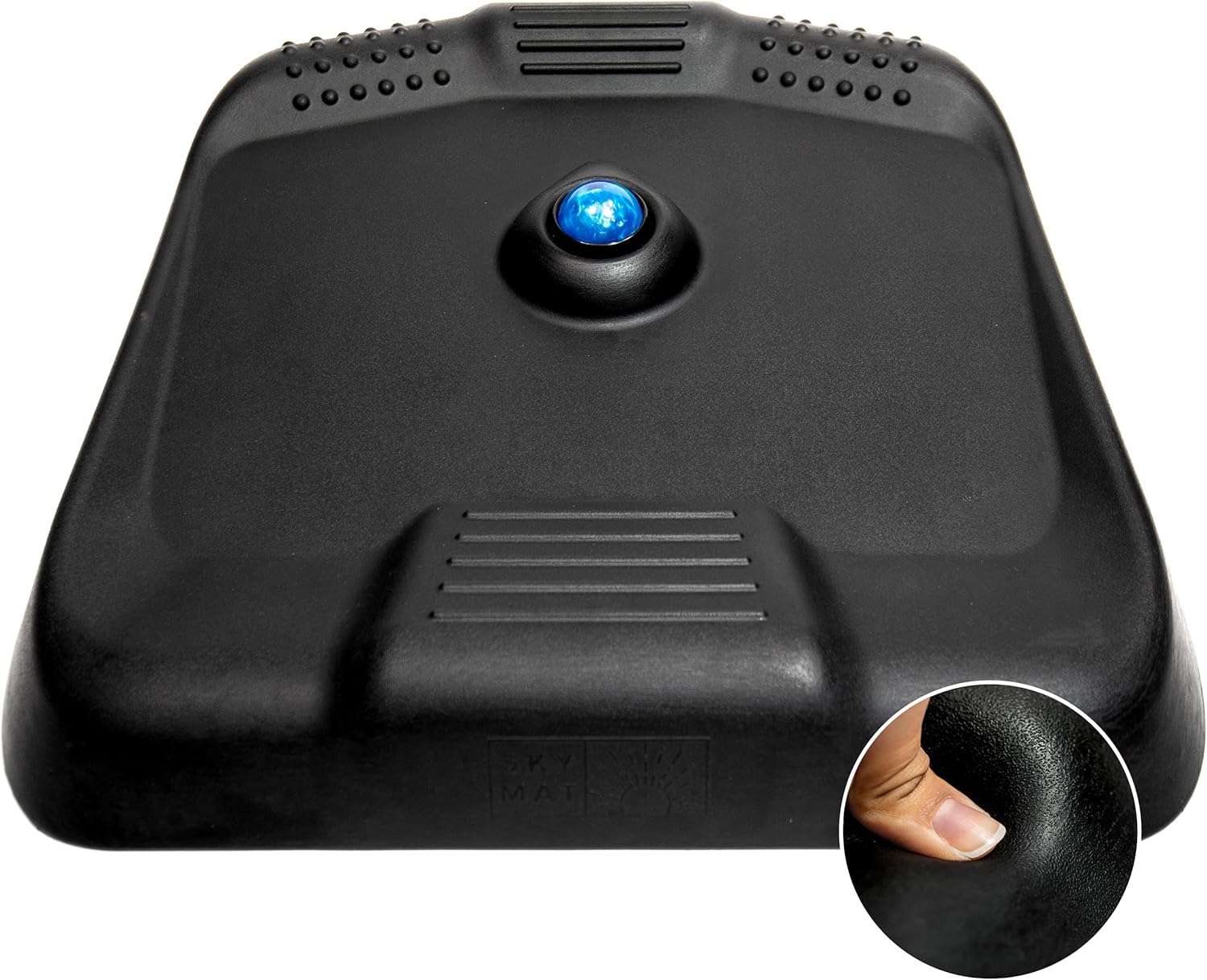 Sky Solutions Anti Fatigue Office Mat &ndash; Genius Ergonomic Cushioned Floor Mats for Office or Home Standing Desk or Sink w/ Acupressure Massage Ball &ndash; Black