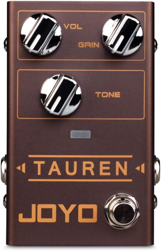 JOYO Tauren R-01 R Series High Gain Overdrive Pedal Clean Boost to Distortion for Electric Guitar Effect (R-01) Pack of 2