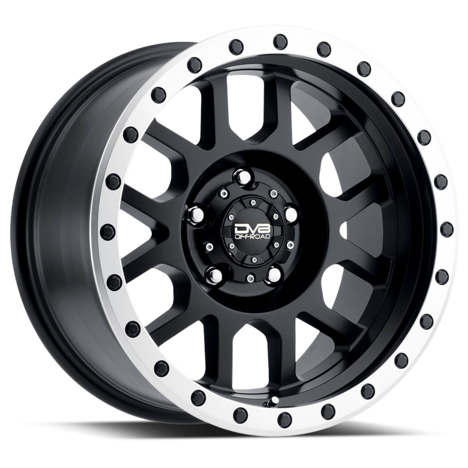 DV8 Offroad 883 Beadlock 20x9 5x127 -12mm Matte Black