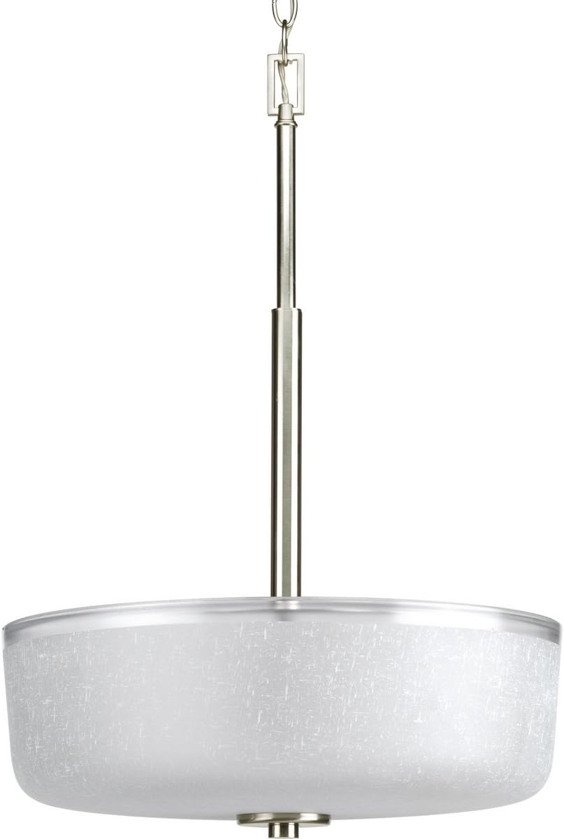 Progress Lighting P3846-09 Lighting Accessory, 18-Inch Diameter x 24-5/16-Inch Height, Brushed Nickel