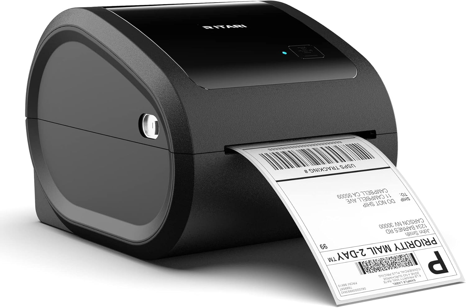 Thermal Shipping Label Printer, Itari 4x6 Label Printer for Small Business & Shipping Package Compatible with USPS, FedEx, UPS, Amazon, Ebay, Etsy, Shopify for Barcode & Mailing Label Printing (Black)