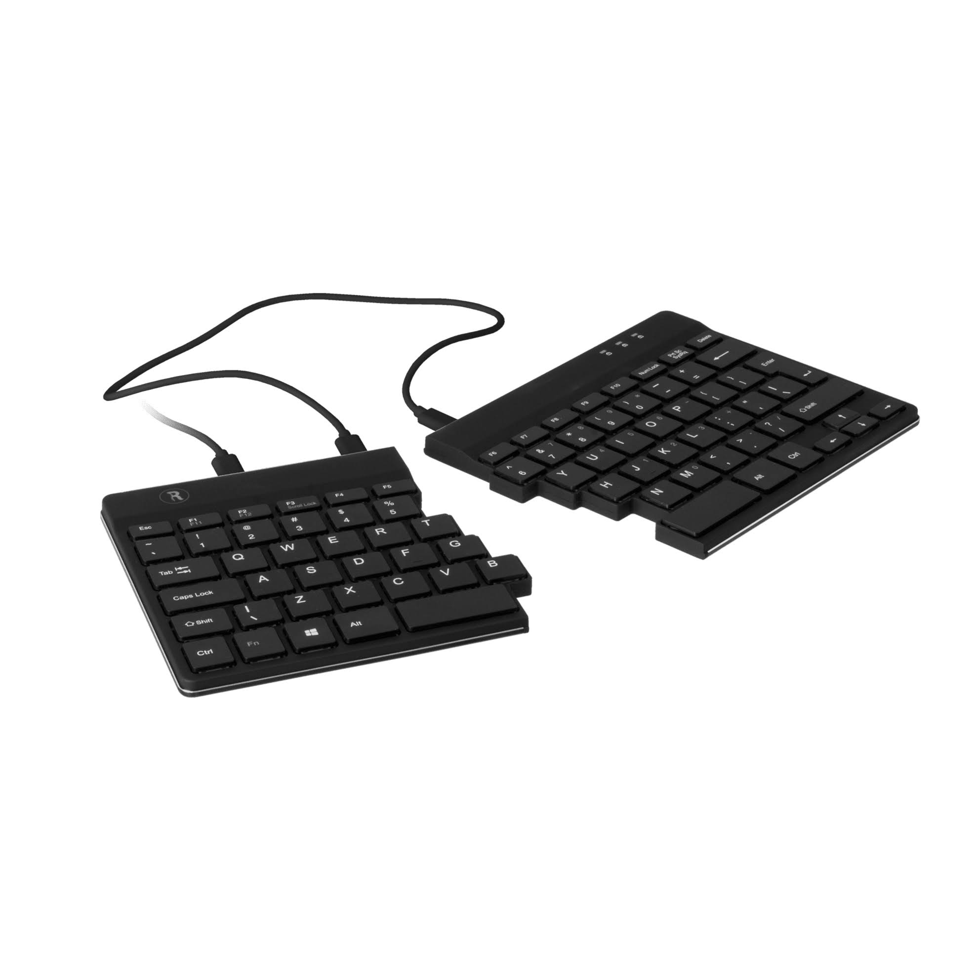 R-Go Tools Split Ergonomic Keyboard AZERTY Be Black Wired