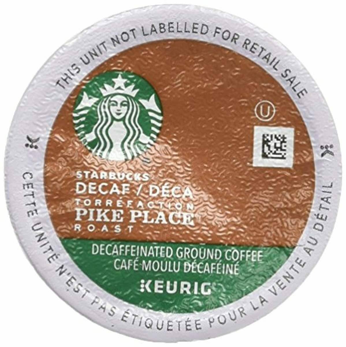 Starbucks Decaf Pike Place Roast, K-Cup for Keurig Brewers, 96 Count