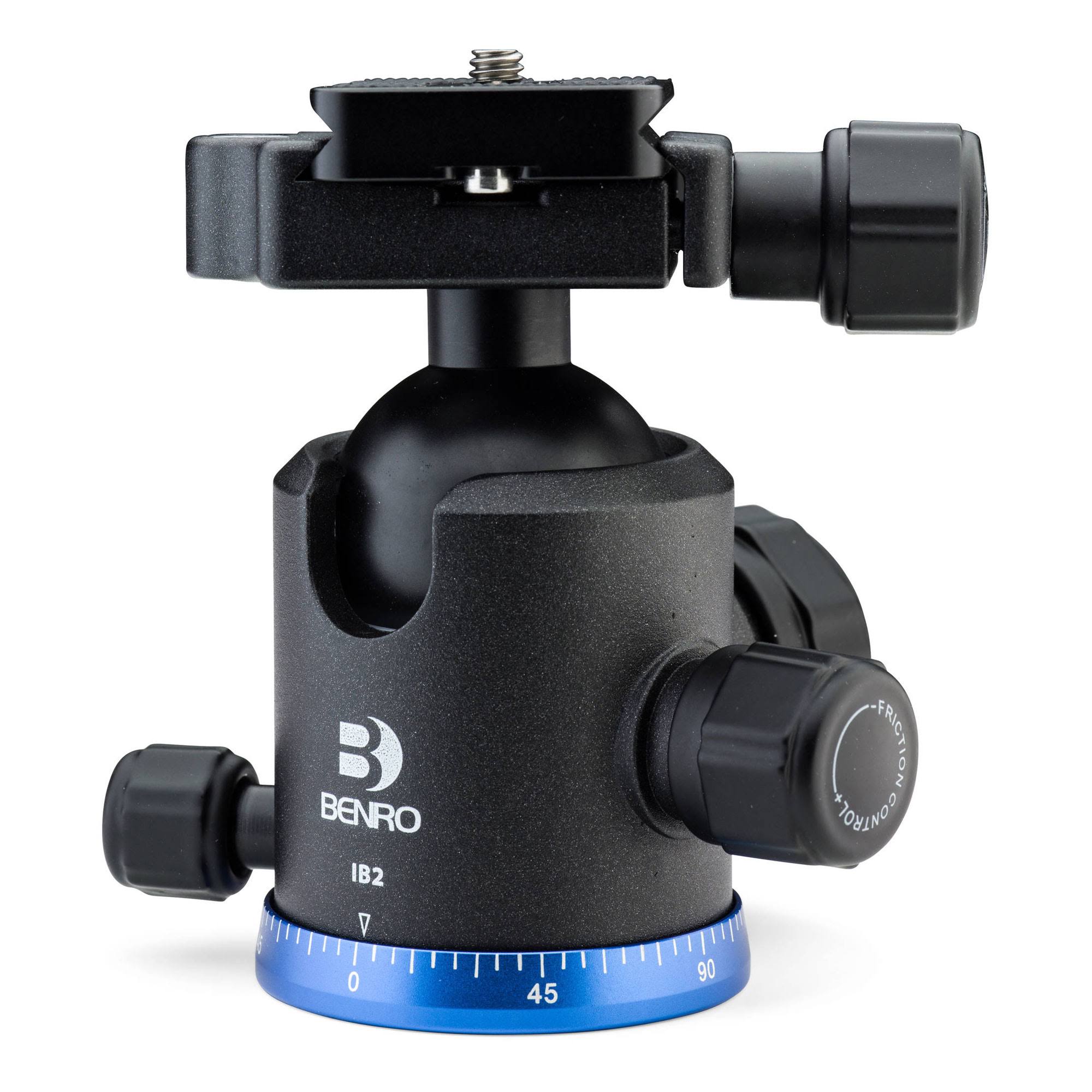 Benro IB2 Triple Action Ballhead with PU60 Plate
