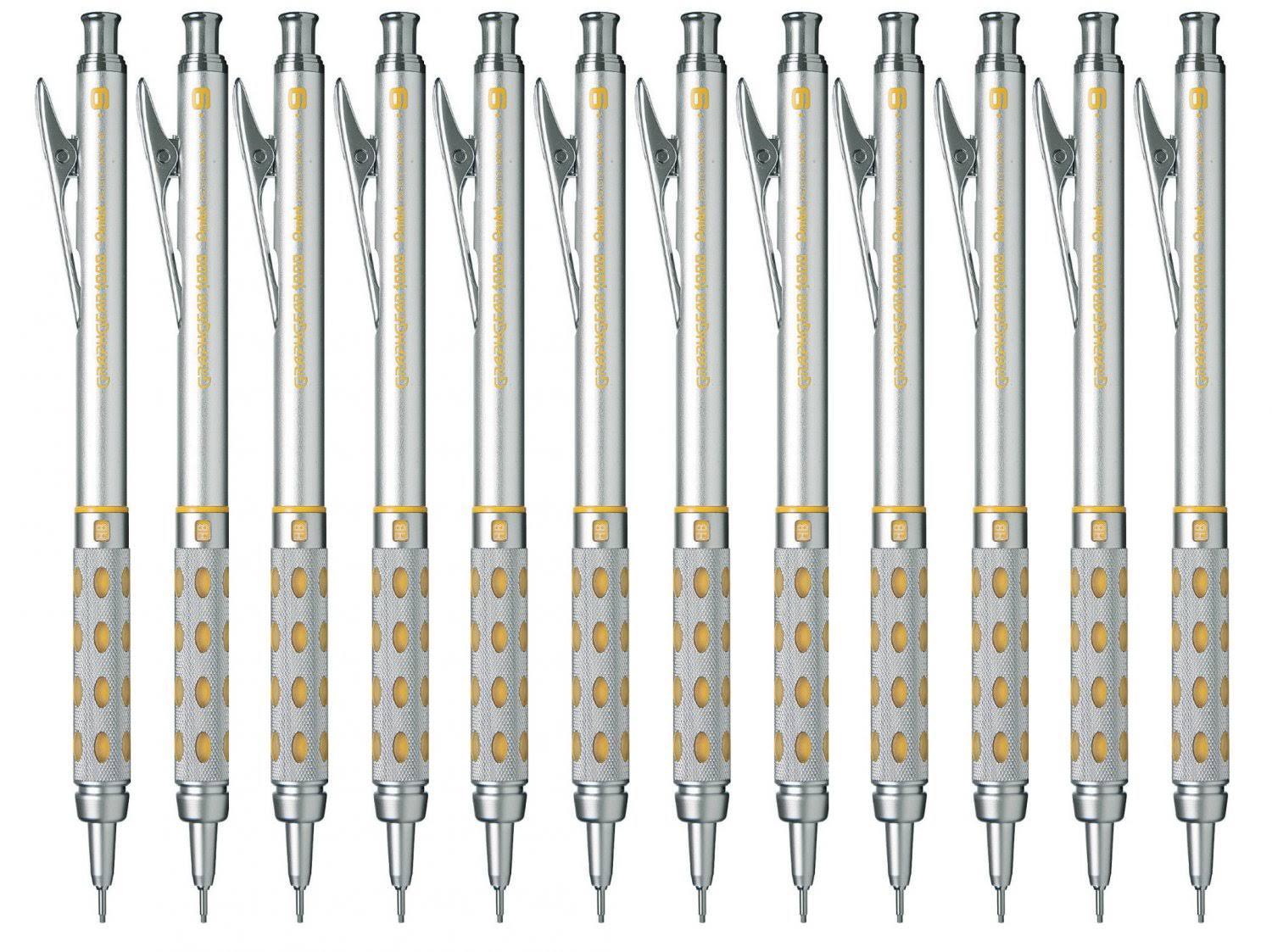 Pentel GraphGear 1000 Pg1019 0,9mm Draughting Mechanical Pencil (Pack of 12)