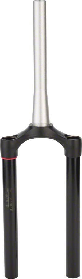 RockShox CSU, Reba Solo Air, 27.5x22 Boost, Tapered Aluminum Steerer, Diffusion Black, A7 130-150mm