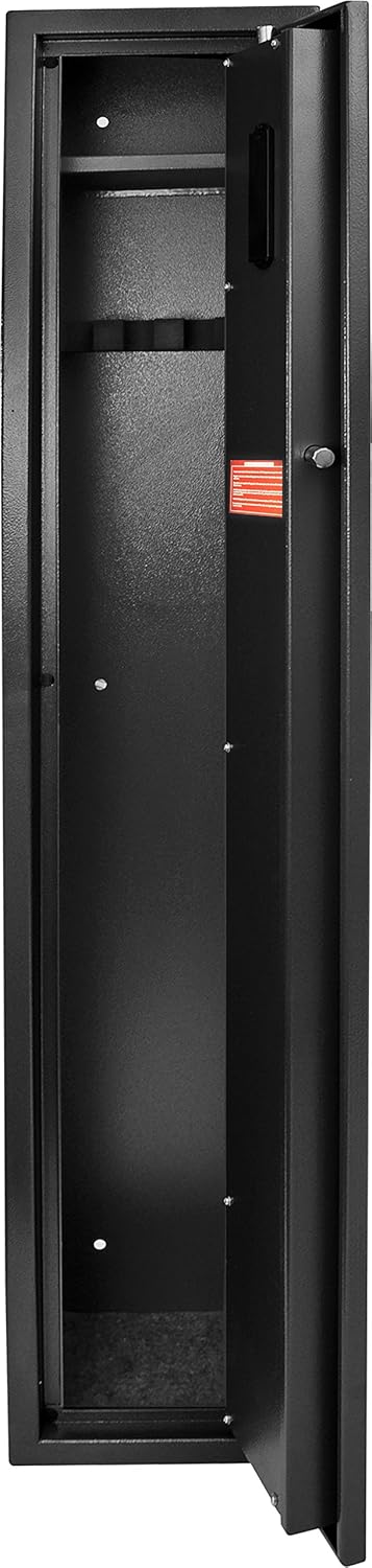 BARSKA New Large Quick Access Biometric Rifle Safe Cabinet (52 in x 8.6 in x 9.8 in)
