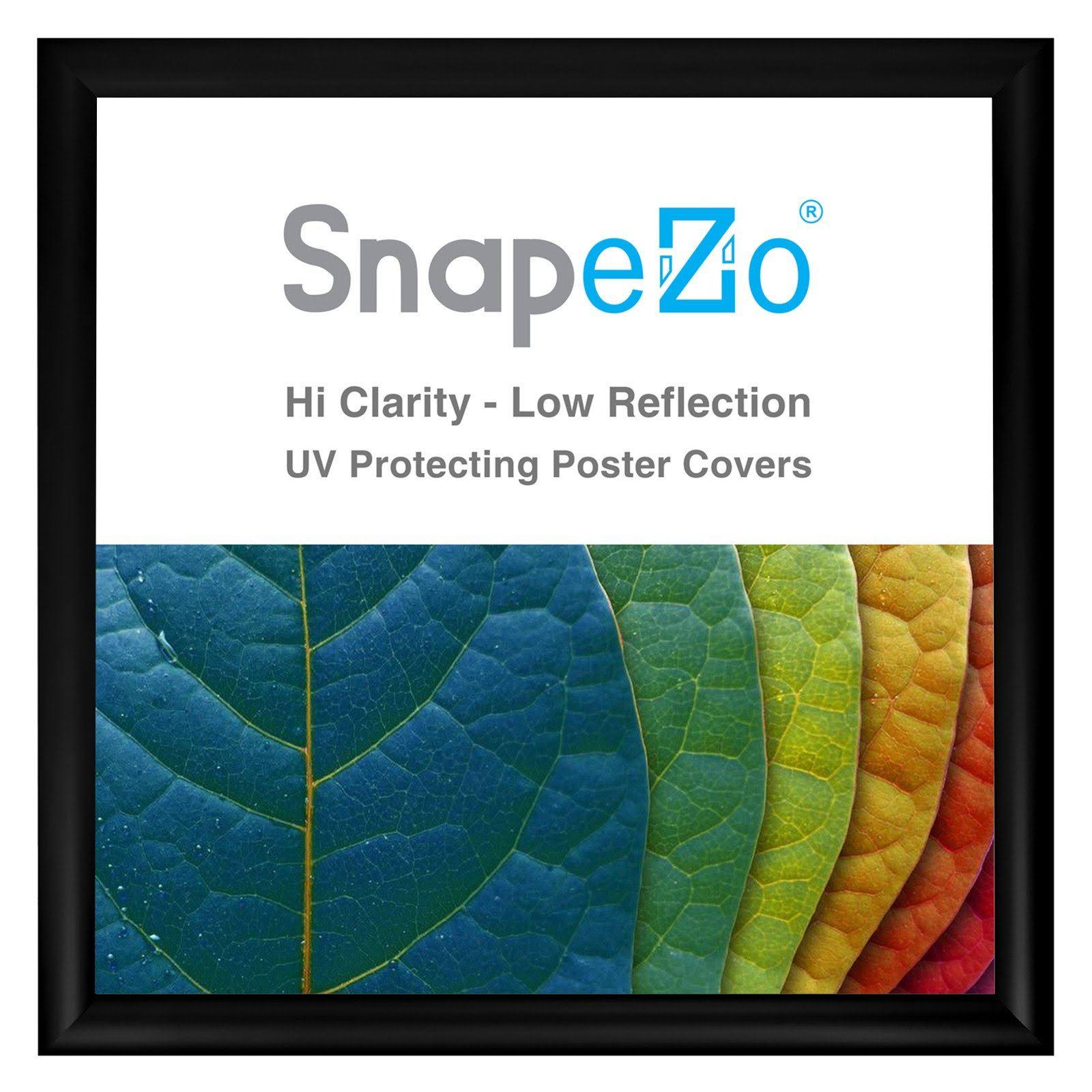 23x23 Black SnapeZo Snap Frame - 1.2x22 Profile