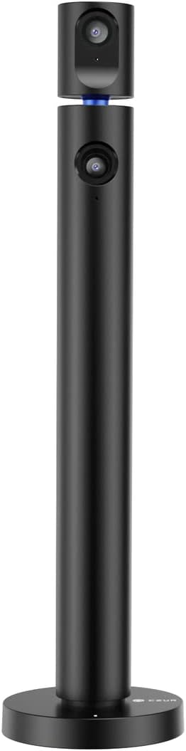 CZUR Halo Streaming Dual Webcam 1080P with Microphone, Professional USB Web Camera, 90&deg; View Computer Camera, Plug & Play, Compatible with Windows/Mac, for Skype/TikTok/YouTube/Yahoo Messenger/Zoom